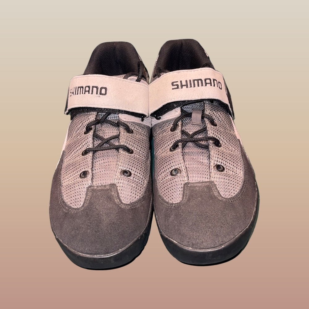 Shimano Sh-m 038 Mens Gray/black Bike Shoes Sz 12.5